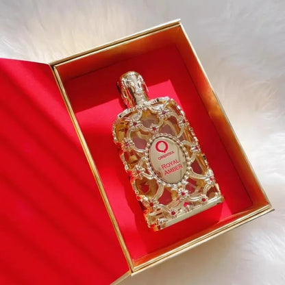 Royal Amber Rouge Oud Saffron 80ML Men Women Eau De Parfum  Neutral Rose Spray Perfume Fragrance