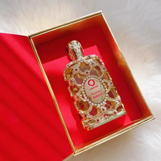 Royal Amber Rouge Oud Saffron 80ML Men Women Eau De Parfum  Neutral Rose Spray Perfume Fragrance