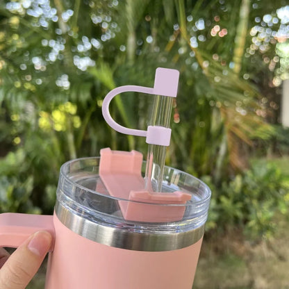 Splash Proof Silicone Straw Tips Cover Dust Proof Plugs Protector Leak-Proof Straw Cover Cap for Yeti/Stanley Cup 40oz/ 30oz