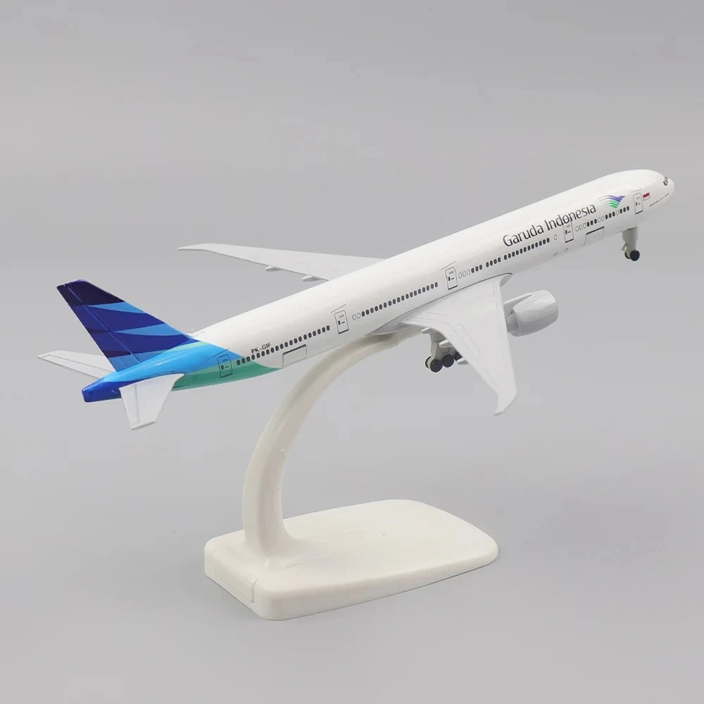 20CM Boeing 777 Air Canada Alloy Airplane Model Toy With Wheel Replica Aircraft Plane Boys for Collectible Display Gift