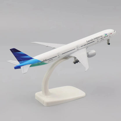 20CM Boeing 777 Air Canada Alloy Airplane Model Toy With Wheel Replica Aircraft Plane Boys for Collectible Display Gift