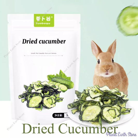 Pet Snack Dehydrated Cucumber Dried Vegetables Conditioning Stomach To Help Defecate Rabbit Chinchillas Guinea Pig Hamster Snack