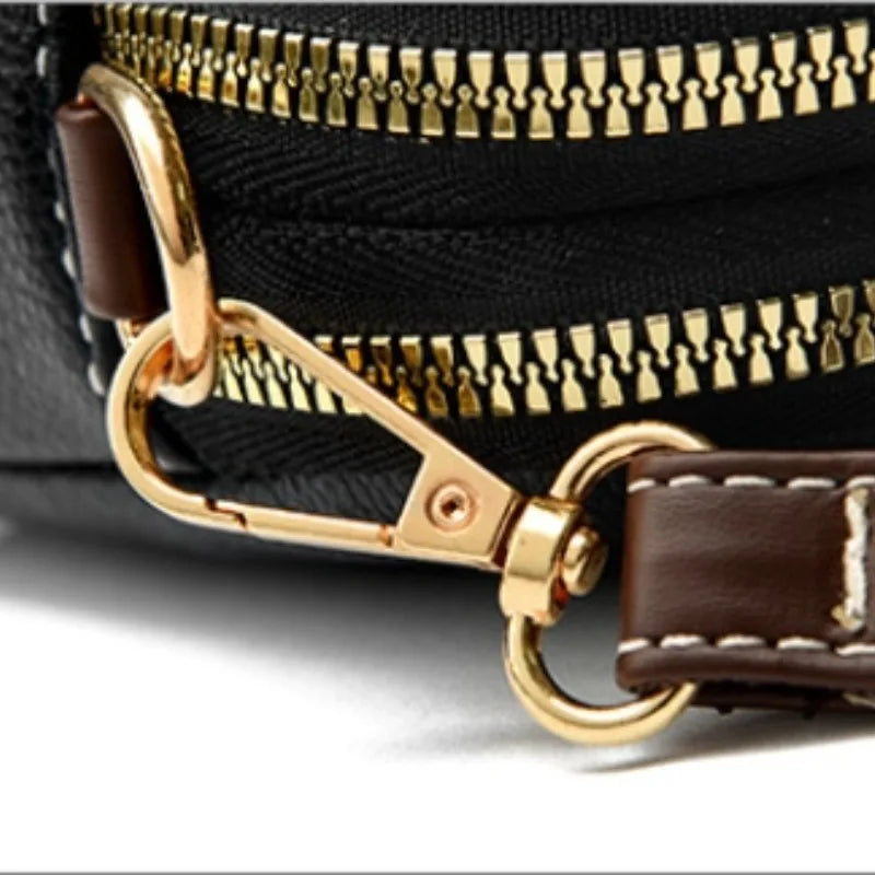 Genuine Leather Shoulder bag Women Handbag Designer Cowhide Flap Bag
