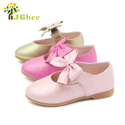 New Spring Summer Autumn Children Shoes Girls Shoes Princess Shoes Fashion Kids Single Shoes Bow-knot Casual Sneakers Flats