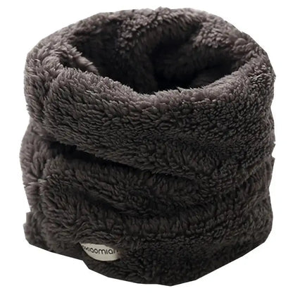 Autumn Winter Children Scarf Kids O-Ring Scarves Knitted Plush Boys Girls Neck Collars Warm Kids Neckerchief Children Bufandas