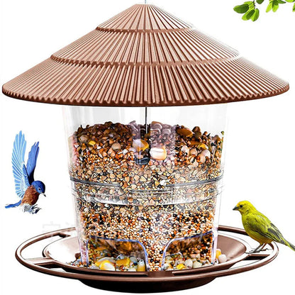 Bird Feeder Automatic Foot Feeding Tool Outdoor Bird Feeder Hanging Nut Feeding Multiple Hole Dispenser Holder Food Container