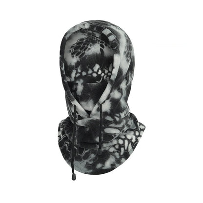 Winter Cycling Men Polar Fleece Warmer Beanies Women Camouflage Full Face Mask Thickened Helmet Liner Sport Ski Balaclava Cap