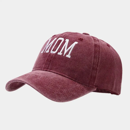 DAD MOM Embroidery Pure Cotton Baseball Cap Fashion Women Men Hat Sport Visors Snapback Cap Sun Hat Breathable Outdoor Caps