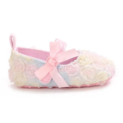 Baby Girl Shoes Cute Flower Anti-slip Sole Beautiful Flower Mary Jane Style Fashion Sandal Spring and Summer 0-6-12M