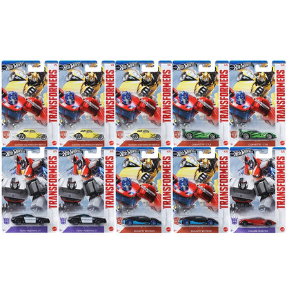 Hot Wheels Car Themed Entertainment Transformers - Mix 3 2024 GDG83 G 1/64 Collection Diecast Vehicle Model Toys Gift