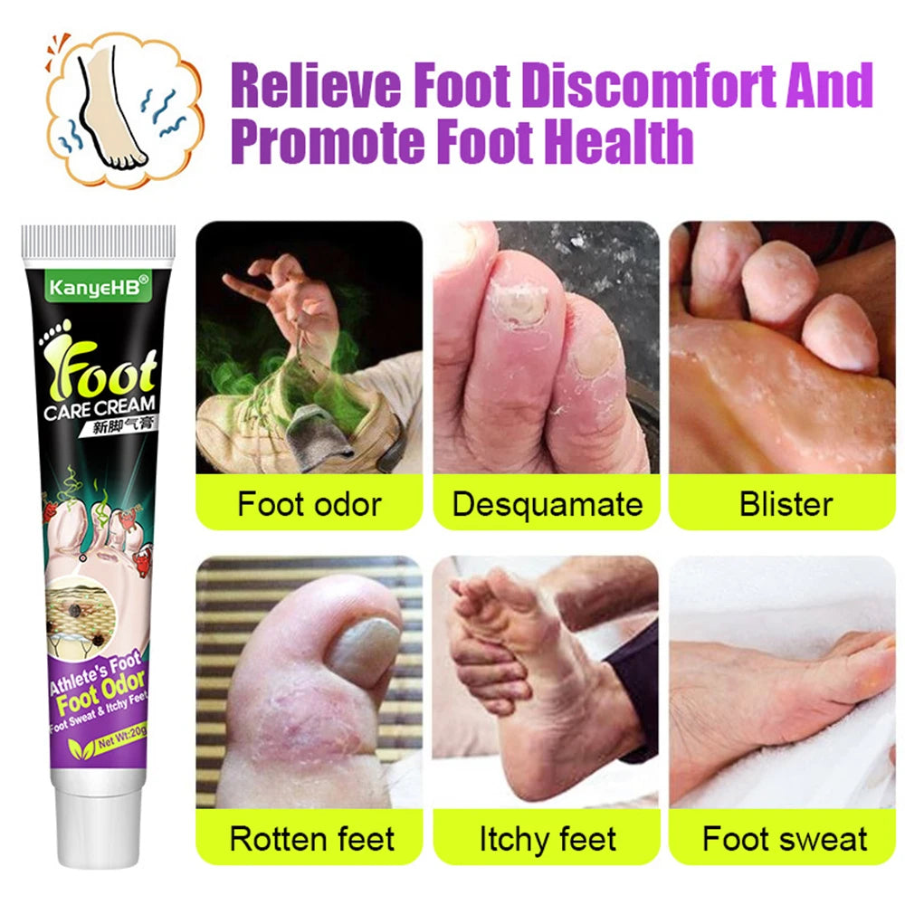 Anti-Foot Fungus Ointment Deodorant Care Products Foot Deodorant Creams Antiseptic and Antiperspirant Foot Skin Topical Cream