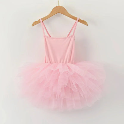 New Girl Ballet TuTu Dress 1-8 Ys Fashion Professional Kids Dancing Party Dress Performance Costume Princess Wedding Dress