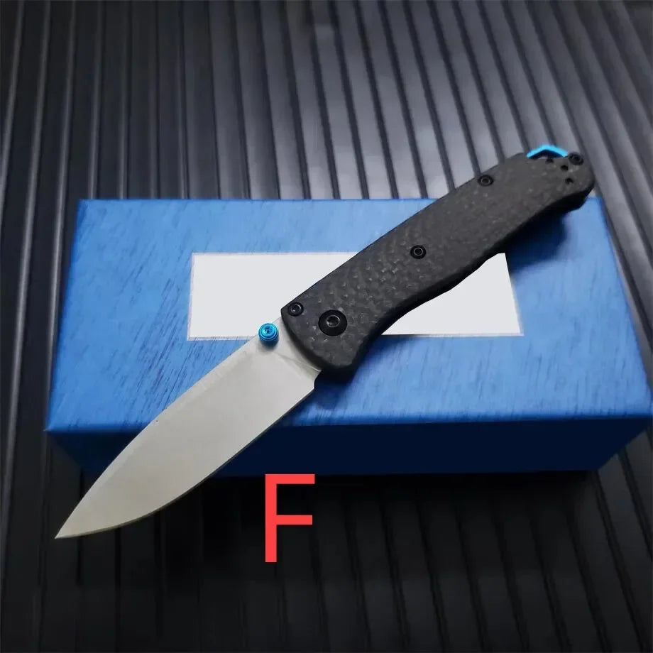 Outdoor EDC Pocket Folding Knife 535 533 S90V Blade Carbon Fiber / Titanium Alloy Handle Outdoor Survival Hunting Cutting Knives