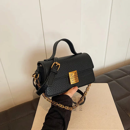 Bag Summer Women's Portable Small Square Bag 2025 New Trendy Fashion Korean Edition Niche Design Chain Shoulder Bag