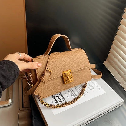 Bag Summer Women's Portable Small Square Bag 2025 New Trendy Fashion Korean Edition Niche Design Chain Shoulder Bag