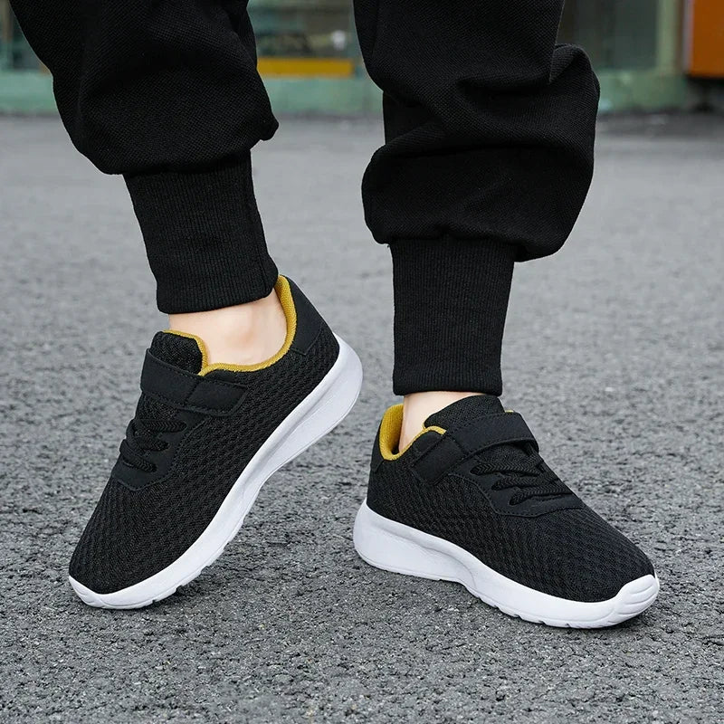 Sport Kids Breathable Sneakers Boys Sport Running Shoes Comfortable Children Girls Leisure Trainers School Mesh Walking Footwear