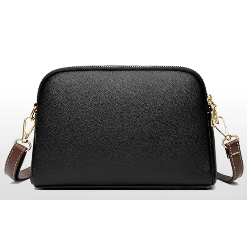 Genuine Leather Shoulder bag Women Handbag Designer Cowhide Flap Bag