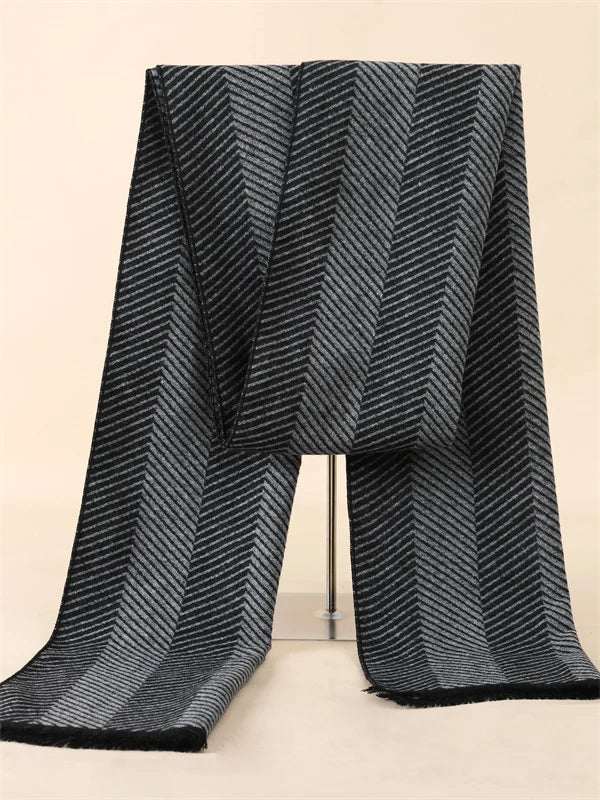 Fashion 180*30cm Scarves Man Autumn Winter Thick Warm Cashmere Business Long Wraps Boy Classic Shawl Free Shipping muffler