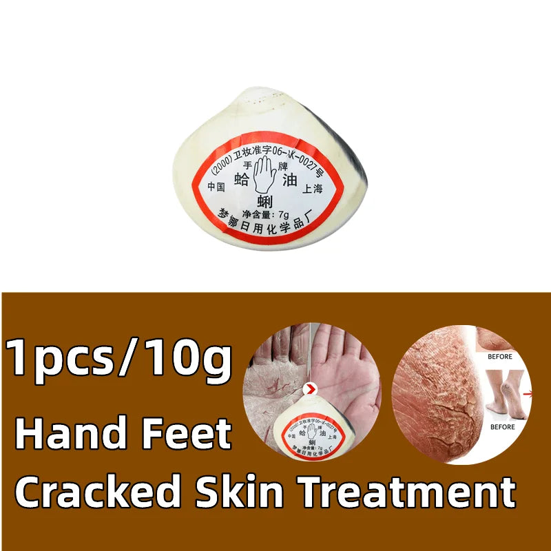 New Traditional Chinese Clam Oil Anti-Dry Crack Foot Repair Cream Removal Dead Skin Callus Soften Hand Heel Moisturize Care Mask