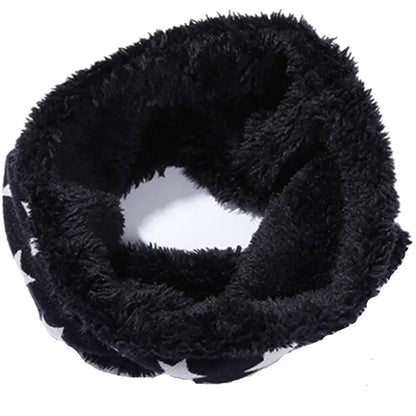 Autumn Winter Children Scarf Kids O-Ring Scarves Knitted Plush Boys Girls Neck Collars Warm Kids Neckerchief Children Bufandas