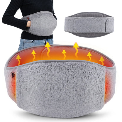 Electric Heating Belt Hand Warmer Winter Heater Waist Warmers Hot Compress Abdominal Lumbar Uterus Warming Pad USB Charging