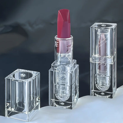 2 In 1 Matte Lipstick&lip Liner Set Lip Pencil High Pigmented Waterproof