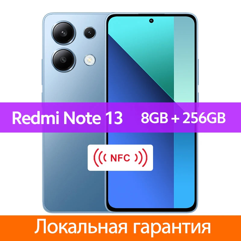 Global Version Xiaomi Redmi Note 13 Smartphone Snapdragon® 685 108MP camera 120Hz AMOLED display 33W charging