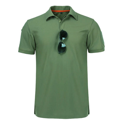 Outdoor Tactical  Polo Shirts Summer Custom Plus Size Military Clothes