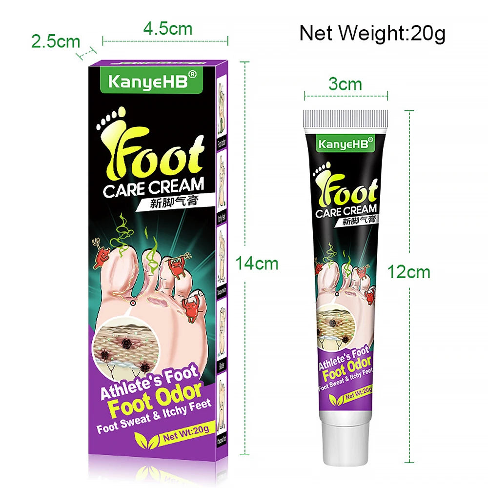 Anti-Foot Fungus Ointment Deodorant Care Products Foot Deodorant Creams Antiseptic and Antiperspirant Foot Skin Topical Cream