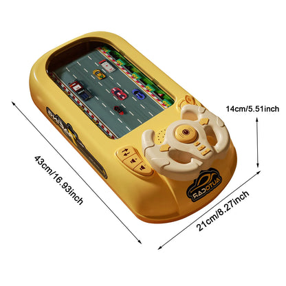 Simulation Driving Steering Wheel Toy Racing Challenge Children's Electric Toys Table Games Toys with Lights Music Gift for Kids