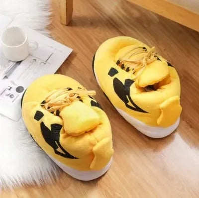 Unisex One Size Fits Most Eu 36-43 Winter Indoor Cotton Shoes Woman Warmth Home Slippers Women/Men Snug Sneakers Ladies Slipper