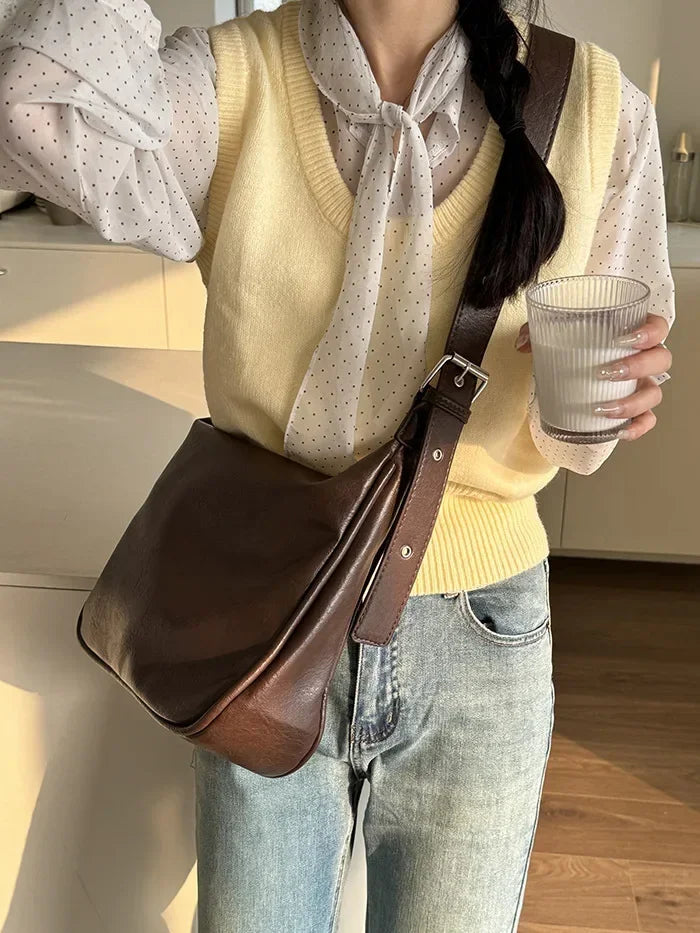 Women Handbags Cowhide Women Shoulder Bag Fashion Luxury Ladies Messenger Bags High Quality Female