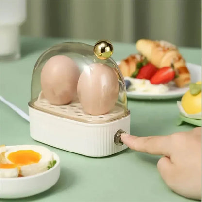 Electric Egg Boiler Automatic Cooker Rapid Egg Boiler Breakfast Machine Multifunctional Egg Cooker 2 Eggs