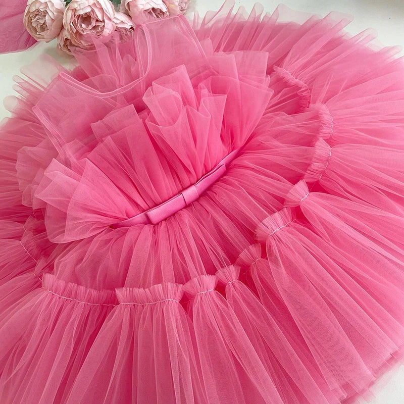 Toddler Baby Baptism Dresses 3 2 1 Year Birthday Dress For Baby Girl Clothing Princess Party Dress Christening Tutu Gown Vestido