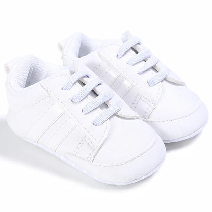 Toddler Baby Girl Shoes 0 to 3 6 9 12 18 24 Months Casual Cute Gold White Baby Boy Shoes First Walkers Soft Crib Shoes Infantil