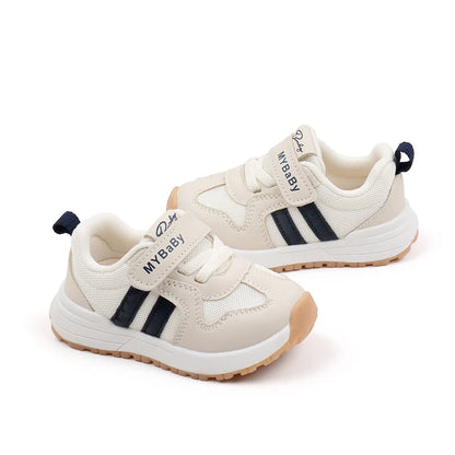 Spring and Autumn Children Sneakers Three Colors Rubber Soled Non-slip Fashion Design Baby Girls Boys Prewalker Shoes BM07